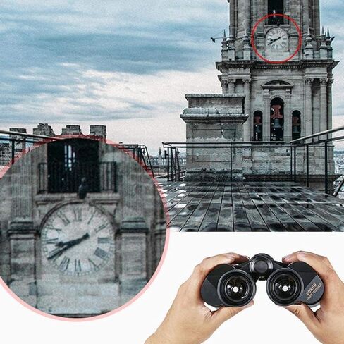 Portable Telescope,Monocular Telescope, 20X50 Binoculars Wide Angle with Light Night Low Vision, Large Eyepiece Waterproof Binocular for High Power Easy Focus Telescope f in Saudi Arabia