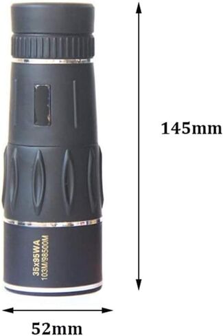 Monoculars Telescope High Power Telescope,35X95 Binoculars Wide Angle with Light Night Low Vision, Small Large Eyepiece Waterproof Clear Binocular for Easy Focus Binoculars in Saudi Arabia