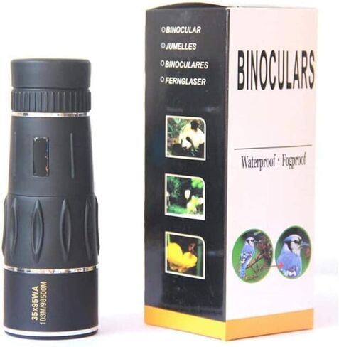Monoculars Telescope High Power Telescope,35X95 Binoculars Wide Angle with Light Night Low Vision, Small Large Eyepiece Waterproof Clear Binocular for Easy Focus Binoculars in Saudi Arabia