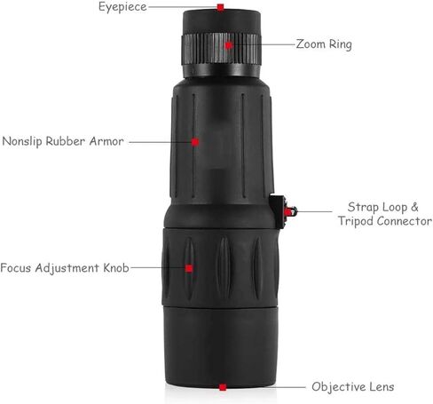 Portable Binoculars High Power 8x42, High Power Monocular Compact with BAK4 Prism Lens Monocular for Bird Watching Traveling Sightseeing Outdoor Games in Saudi Arabia
