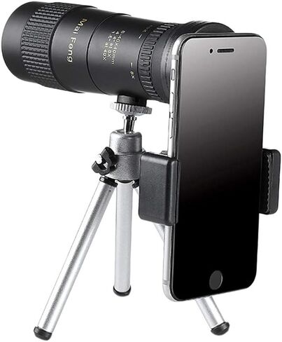 Monoculars Telescope High Power 4K 8-40x40mm High Telephoto Zoom with Low-Light-Level Spotting Scope High Power Lightweight Telescope with Tripod for Birdwatching Hu Binoculars in Saudi Arabia