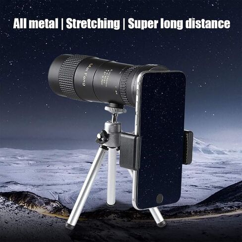 Monoculars Telescope High Power 4K 8-40x40mm High Telephoto Zoom with Low-Light-Level Spotting Scope High Power Lightweight Telescope with Tripod for Birdwatching Hu Binoculars in Saudi Arabia