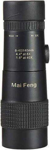Monoculars Telescope High Power 4K 8-40x40mm High Telephoto Zoom with Low-Light-Level Spotting Scope High Power Lightweight Telescope with Tripod for Birdwatching Hu Binoculars in Saudi Arabia