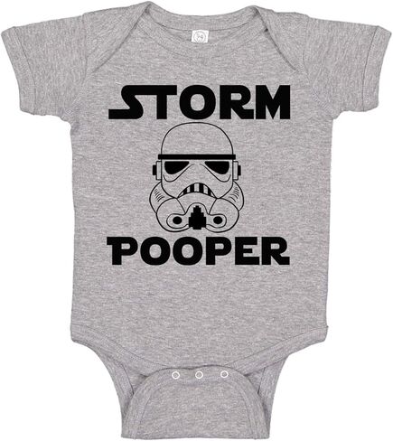 Storm Pooper Trooper Cute & Funny Unisex Baby & Toddler Bodysuit Romper in Kuwait
