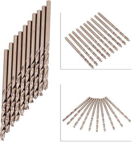 M35 Drill Bit Set, HSSCO Drill Bits for Stainless Steel, 10 Sizes Included (3.5mm) in Saudi Arabia