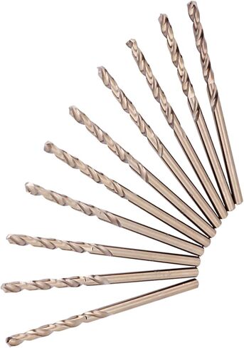 M35 Drill Bit Set, HSSCO Drill Bits for Stainless Steel, 10 Sizes Included (4mm) in Saudi Arabia