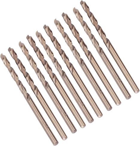 M35 Drill Bit Set, HSSCO Drill Bits for Stainless Steel, 10 Sizes Included (3.2mm) in Saudi Arabia