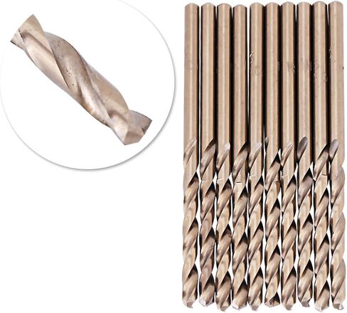 M35 Drill Bit Set, HSSCO Drill Bits for Stainless Steel, 10 Sizes Included (5mm) in Saudi Arabia
