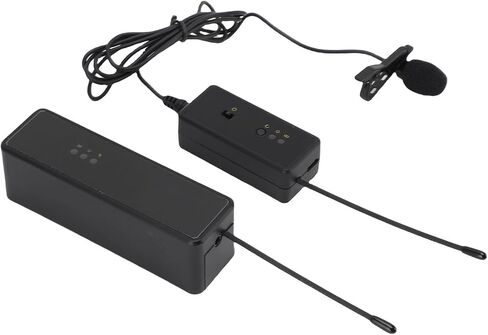 Yunseity Camera Reverse Microphone, Portable Lavalier Microphone Multifunctional 3.5 Mm Sound Connection for Video Recording in Saudi Arabia
