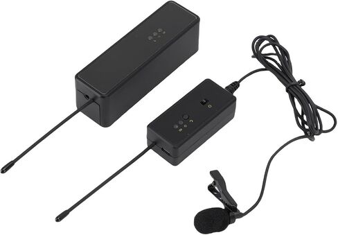 Yunseity Camera Reverse Microphone, Portable Lavalier Microphone Multifunctional 3.5 Mm Sound Connection for Video Recording in Saudi Arabia