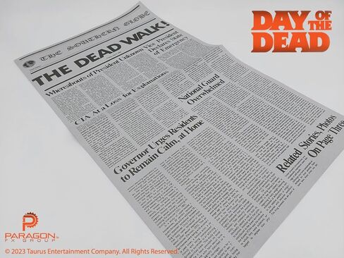 Day of The Dead: The Dead Walk Newspaper Prop Replica in Saudi Arabia