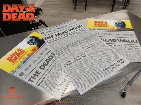 Day of The Dead: The Dead Walk Newspaper Prop Replica in Saudi Arabia