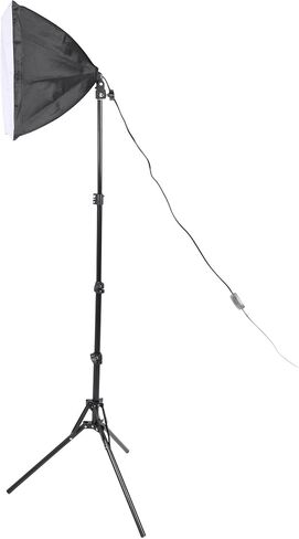 طقم إضاءة Softbox ، المصابيح الموفرة للطاقة ، تصميم قابل للطي مع التحكم عن بعد للتصوير الفوتوغرافي تسجيل الفيديو in Kuwait