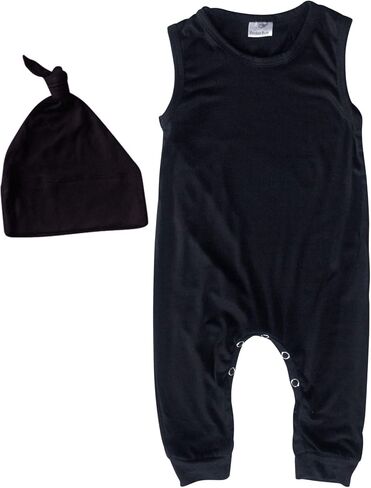 Silky Sleeveless Baby Romper for Boys and Girls-Boy, Girl, Gender Neutral in Kuwait