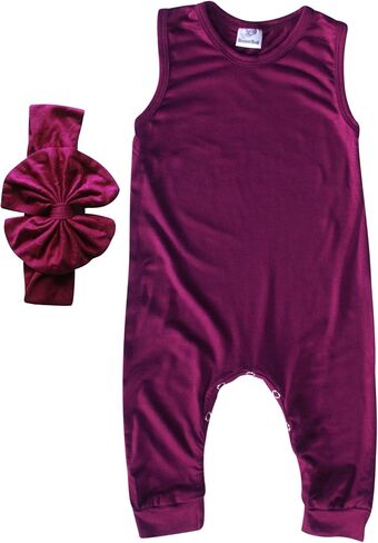 Silky Sleeveless Baby Romper for Boys and Girls-Boy, Girl, Gender Neutral in Kuwait