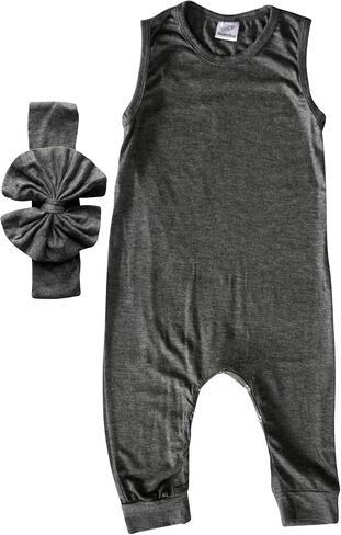 Silky Sleeveless Baby Romper for Boys and Girls-Boy, Girl, Gender Neutral in Kuwait