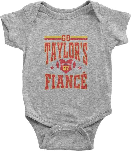 Go Taylor's Fiancé Commice Game Day Bodysuit من قطعة واحدة ، قطن ناعم in Kuwait