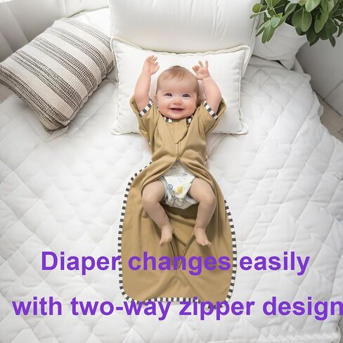 Swaddling Sleep Sack 2-Pack, 100% Cotton Newborn Wearable Blanket in Saudi Arabia