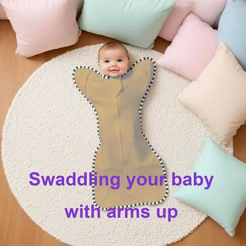 Swaddling Sleep Sack 2-Pack, 100% Cotton Newborn Wearable Blanket in Saudi Arabia