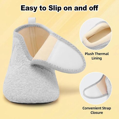 L-RUN Adult Home Slipper Cozy Warm Indoor House Shoes Multiple Styles/Colors Non-Slip Soft Sole for Women/Men Daily Wear in Saudi Arabia