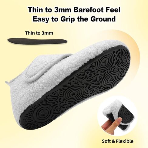L-RUN Adult Home Slipper Cozy Warm Indoor House Shoes Multiple Styles/Colors Non-Slip Soft Sole for Women/Men Daily Wear in Saudi Arabia