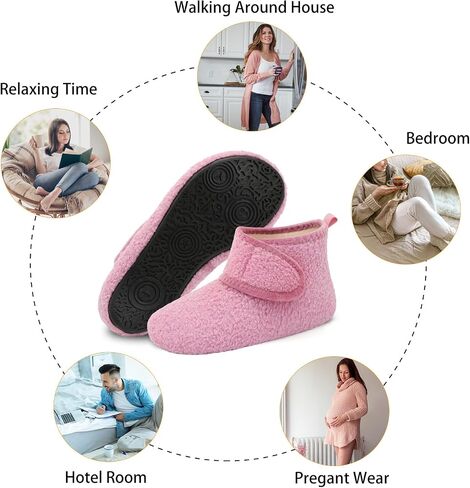 L-Run Run Adult Home Slipper دافئ دافئ المنزل أحذية أنماط/ألوان غير ناعمة ناعمة للنساء/الرجال يرتدون ملابس يومية in Kuwait