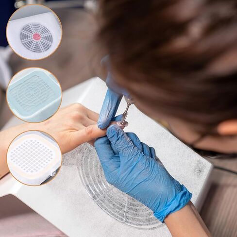 500 ورقة مرشح غبار الأظافر ورقة مرشح ورقة مرشح يمكن التخلص منها ورقة مرشح لمعظم المسامير هواة جمع الأظافر التكنولوجيا لملاحظات Salon Salon أظافر (أبيض) in Saudi Arabia