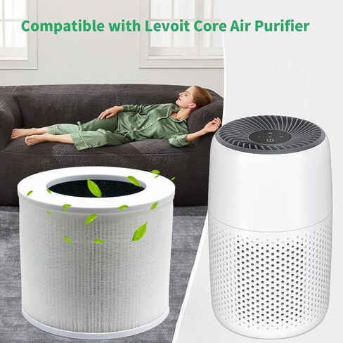 Premium Core 300 Replacement Filter for LEVOIT Core 300, Core 300S, Core P350, Core300-P,Core300-RF Air Purifier. 3-in-1 H13 Grade True HEPA Filter.2 Pack. in Saudi Arabia