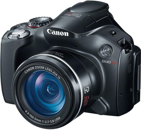 Canon SX40 HS 12.1MP Digital Camera with 35x Wide Angle Optical Image Stabilized Zoom and 2.7-Inch Vari-Angle Wide LCD in Saudi Arabia
