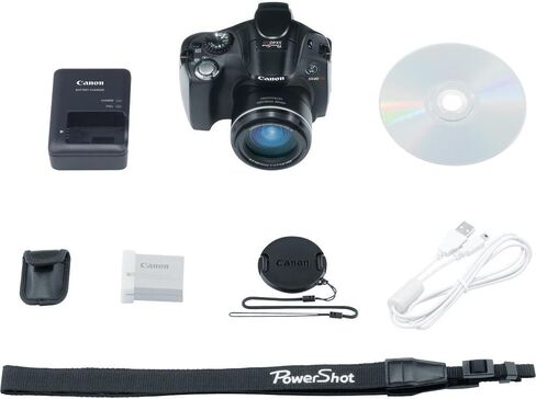 Canon SX40 HS 12.1MP Digital Camera with 35x Wide Angle Optical Image Stabilized Zoom and 2.7-Inch Vari-Angle Wide LCD in Saudi Arabia