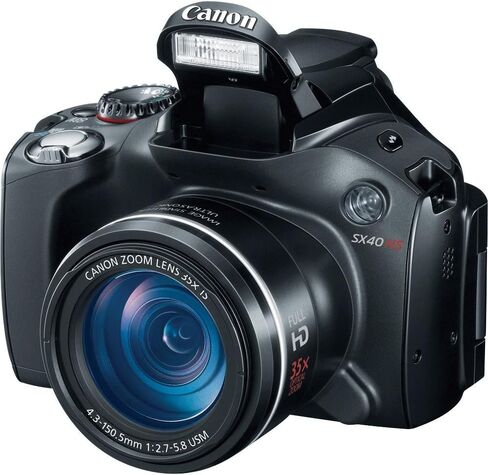 Canon SX40 HS 12.1MP Digital Camera with 35x Wide Angle Optical Image Stabilized Zoom and 2.7-Inch Vari-Angle Wide LCD in Saudi Arabia