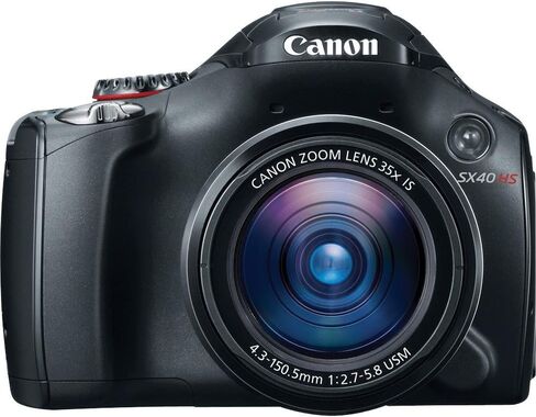 Canon SX40 HS 12.1MP Digital Camera with 35x Wide Angle Optical Image Stabilized Zoom and 2.7-Inch Vari-Angle Wide LCD in Saudi Arabia
