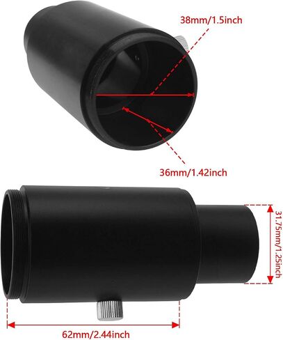 Alstar T Ring Adapter for Pentax SLR/DSLR Cameras - Bundle with - 1.25" Fixed Camera Adapter in Saudi Arabia