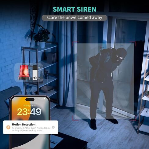 كاميرا أمان ، كاميرا أمان داخلية 2K HD ، 360 درجة PAN/TILT PET CAMERA 2.4G و 5G WIFI ، الكشف عن الحركة ، الصوت ثنائي الاتجاه ، صفارات الإنذار ، الرؤية الليلية ، Cloud SD Card Alexa Google Assistant in Saudi Arabia