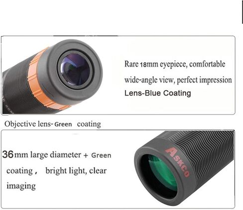 Monoculars Telescope High Power Waterproof 10X36 BAK4 Full Nitrogen Binoculars with Phone Adapter for Tourism for Adult Bird Watching Outdoor Travel Sightseeing Binoculars in Saudi Arabia