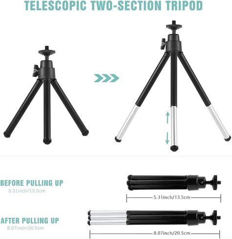 - - 40X60 High Definition FMC BAK4 【HD Monocular for Bird Watching】 with Smartphone Holder & Tripod IPX7 Waterproof Materials for Camping Travelling in Saudi Arabia