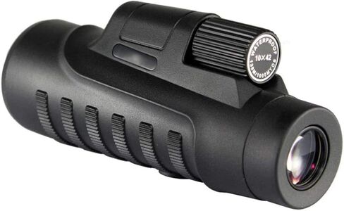 Portable Binoculars High Power 10x42, Compact with BAK4 Prism Lens Monocular with Smartphone Adapter and Tripod for Adults Bird Watching in Saudi Arabia