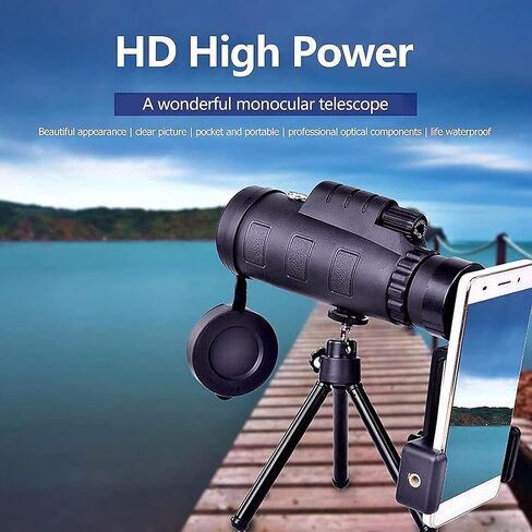 HD 40 × 60 مقاومًا للماء أحادي اللون مع لعبة محول الهواتف الذكية Tripod Bird Game Game Heaking Ball in Saudi Arabia