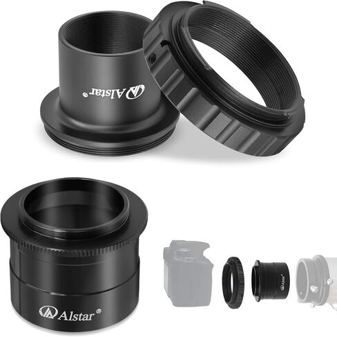 Alstar Telescope Photo Adapter for Pentax-k SLR/DSLR Cameras - Bundle with - 2" T-2 Focal Camera Adapter in Saudi Arabia