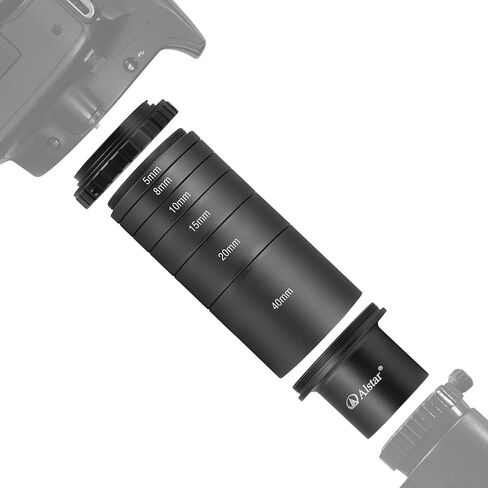 Alstar Telescope Photo Adapter for Pentax-k SLR/DSLR Cameras - Bundle with - Astronomical T2-Extension Tube Kit in Saudi Arabia
