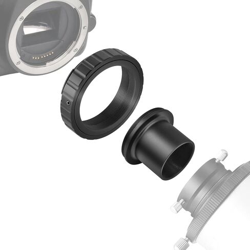 ALSTAR T RING محول لجميع كاميرات Canon EOS SLR/DSLR - حزمة مع - 1.25 "T -Adapter in Saudi Arabia