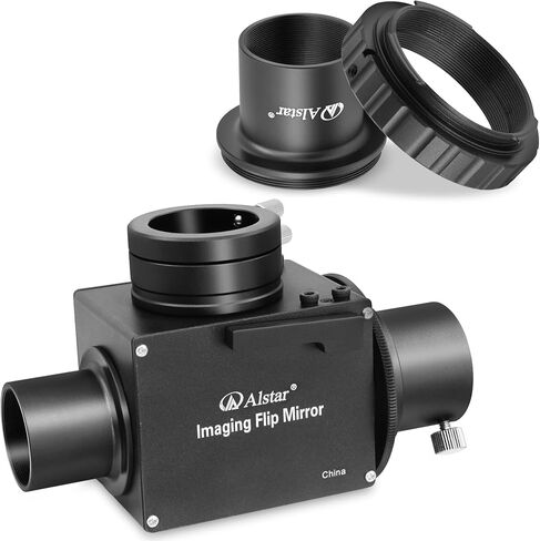 Alstar Telescope Photo Adapter for Pentax-k SLR/DSLR Cameras - Bundle with - 1.25 inch Astrophotography Flip Mirror in Saudi Arabia