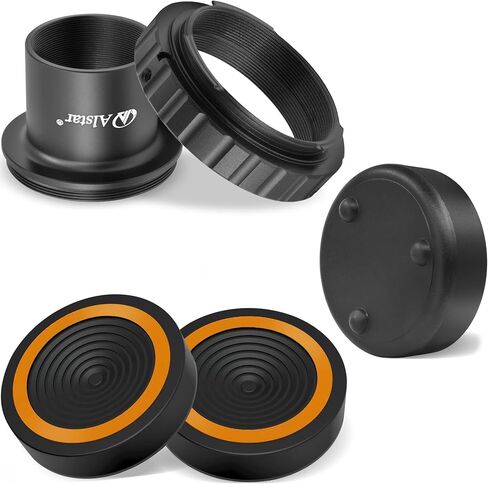 Alstar Telescope Photo Adapter for Pentax-k SLR/DSLR Cameras - Bundle with - Anti-Vibration Pads in Saudi Arabia