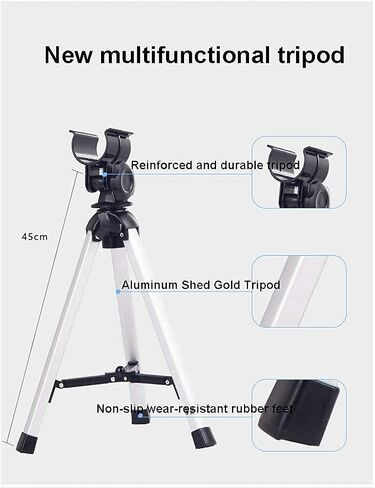 Telescope 40mm Aperture 400mm Mount Astronomical Refracting Telescope Adjustable Tripod for Beginners and Kids The Best Astronomy Gift (with Mobile Phone Holder) in Kuwait