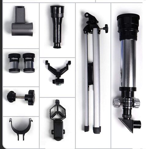 Professional Portable Telescope for Kids Beginners 74Mm Adjustable Refractor Astronomical Telescope with Tripod Eyepieces Compass Star Finder Lens Astronomy Stargazing Toy in Saudi Arabia