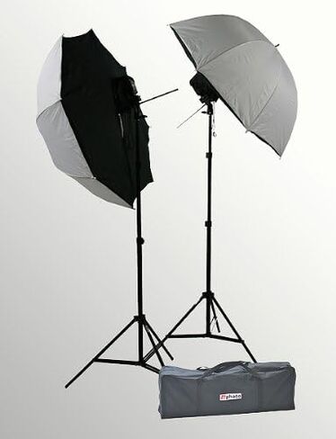 ePhoto Photography Studio Off Camera Flash Umbrella Softbox Brolly Box Light Stand Kit by ePhotoINC ULSSB35 in Saudi Arabia