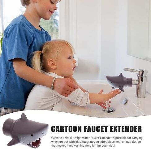 Wakauto Faucet Extender for Kids Bath Tub Sink Universal Sink Actory Washing Washing Device لتصميم الرسوم المتحركة للأطفال الصغار in Kuwait