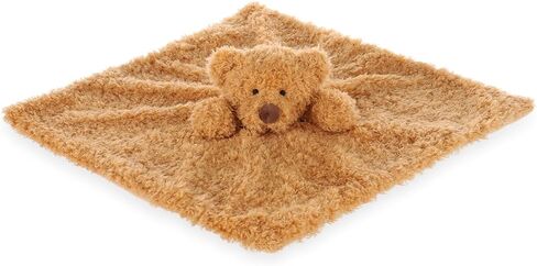 Apricot Lamb Velvet Bear Soft Loveys for Babies, Security Blanket for Baby Boy and Girl, 14x14 Inches for Infant and Toddlers in Saudi Arabia
