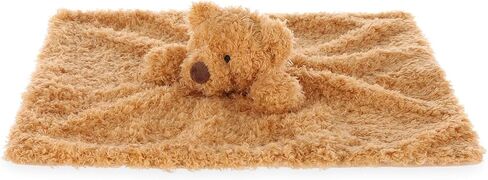 Apricot Lamb Velvet Bear Soft Loveys for Babies, Security Blanket for Baby Boy and Girl, 14x14 Inches for Infant and Toddlers in Saudi Arabia
