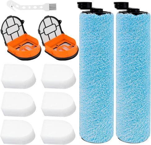 WD161 بديل أسطوانة ومرشح لسقف Shark Hydrovac Messmaster Wet Dry Cleaner WD161 ، AW261 ، WD261 ، WD160 ، WD260 ، 2 بكرات الفرش in Kuwait